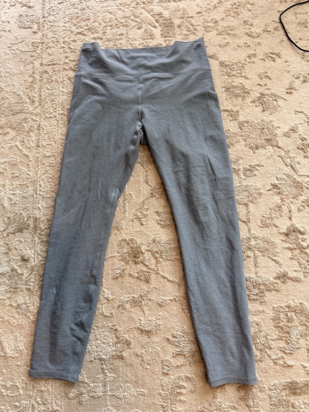 Vuori Clean Elevation Blue/Gray High-Rise Leggings